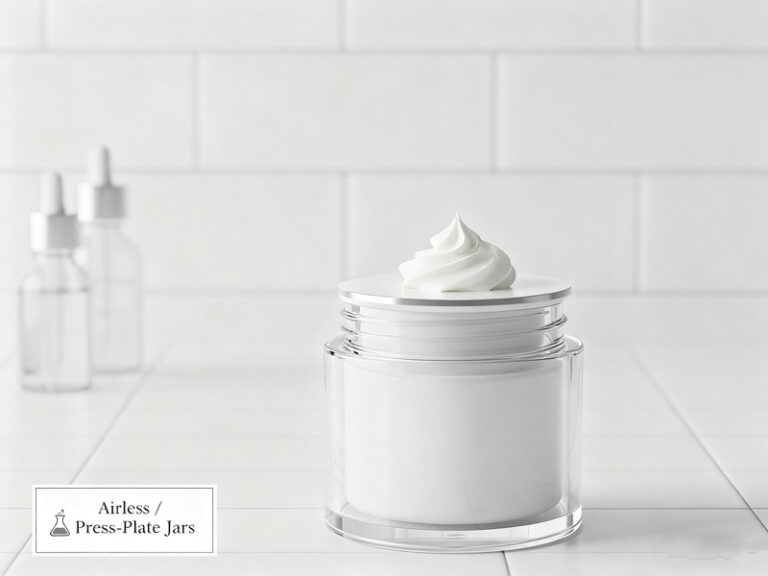 airless press plate jars