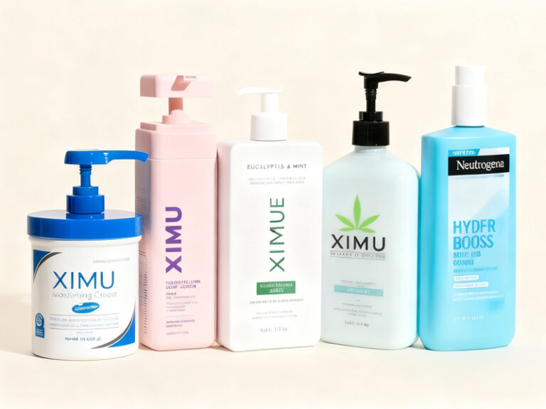 different lotion bottles body