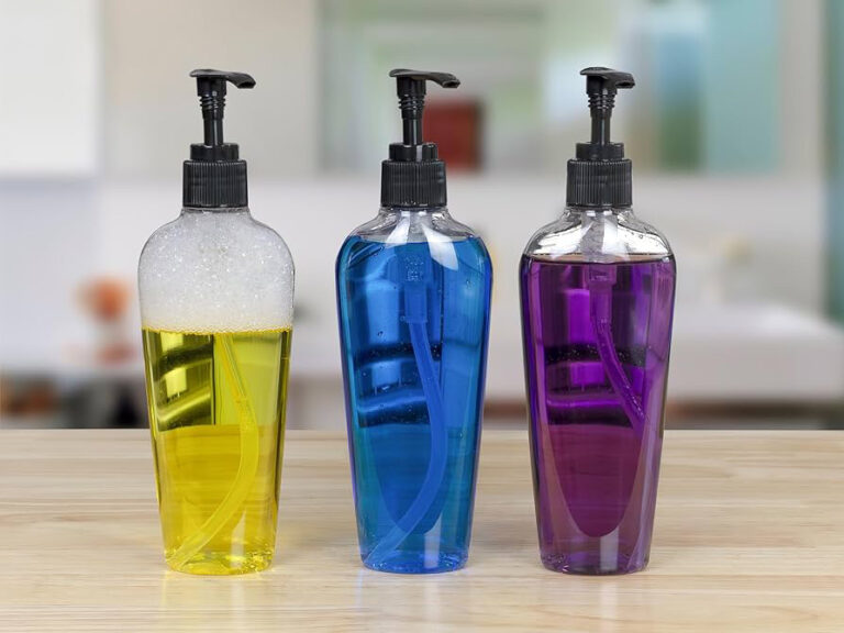 oval body lotion bottles