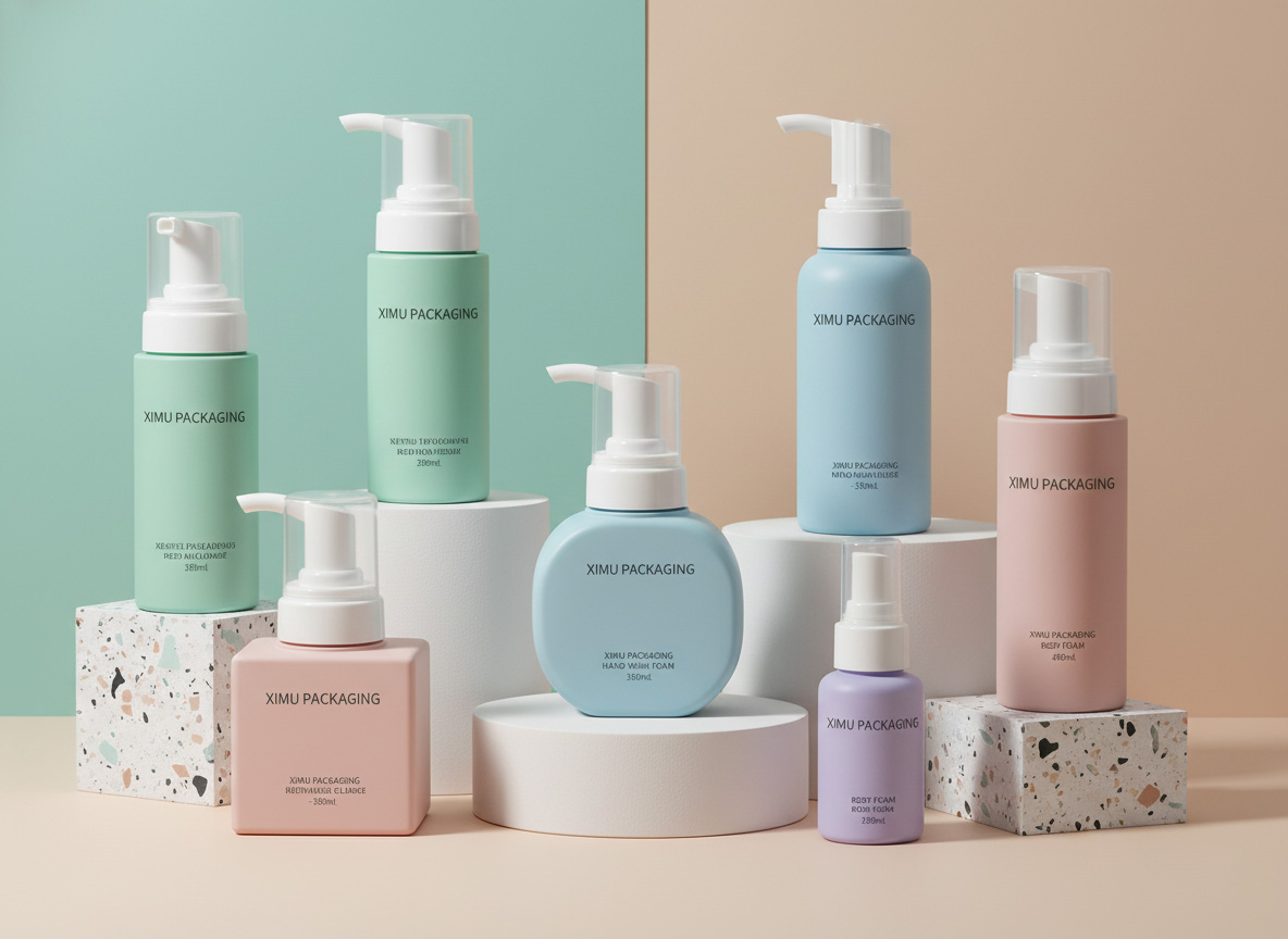 custom foam pump bottles manufacturer