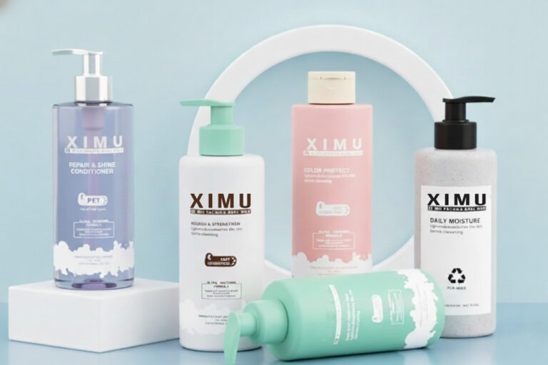 different materials conditioner bottle