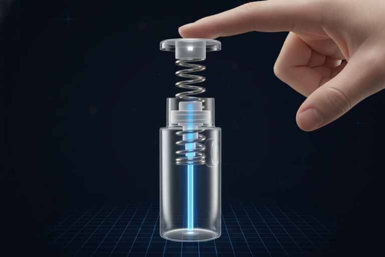 ergonomic actuator & durable spring mechanism