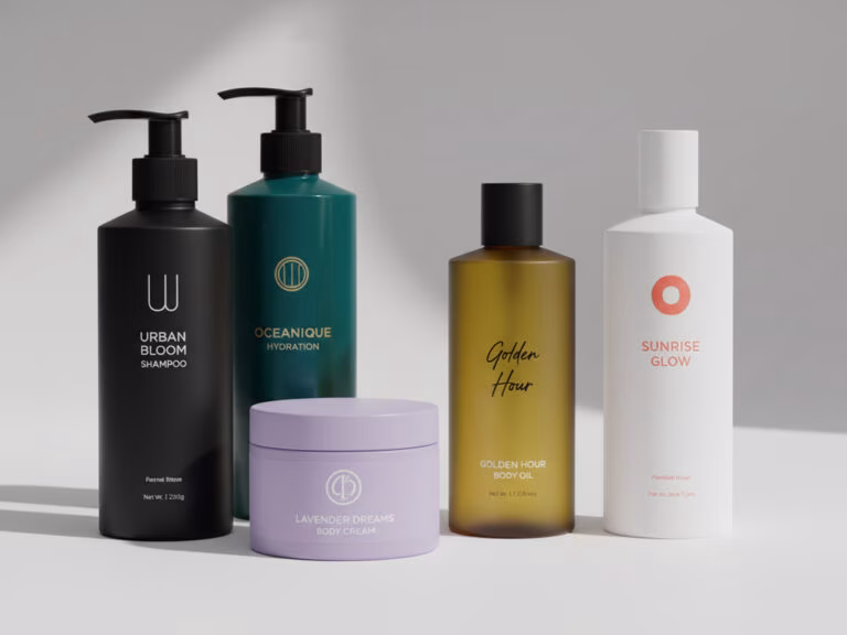 personal care packaging color finish