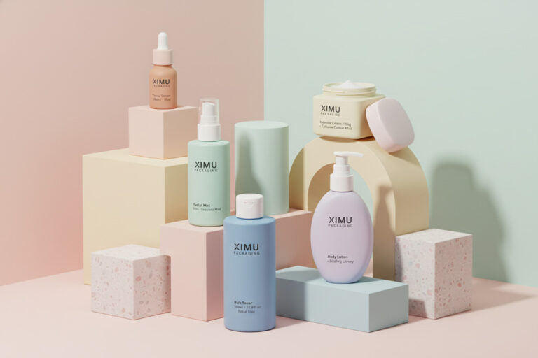 skincare bottle shape and size