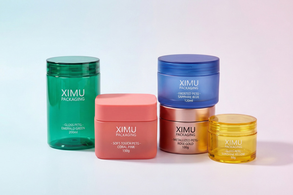 custom petg jars color and finish