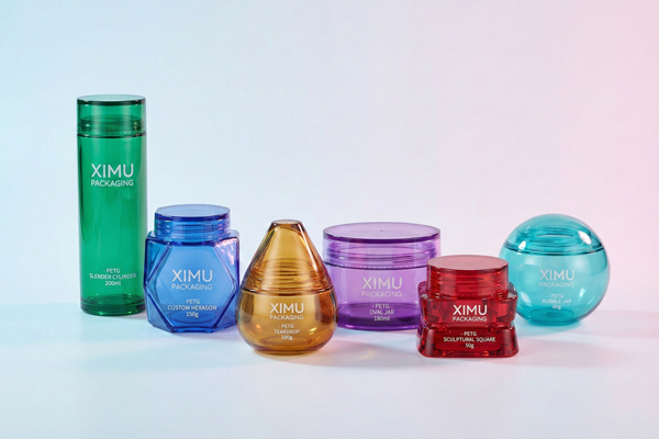 custom petg jars shape and sizes