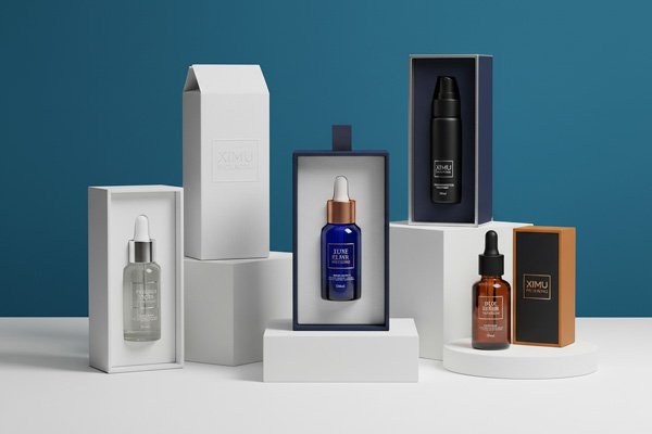 custom serum bottles secondary package