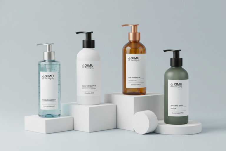 different material lotion bottles