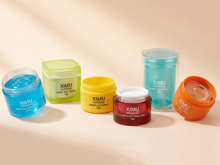 different wall mask jars