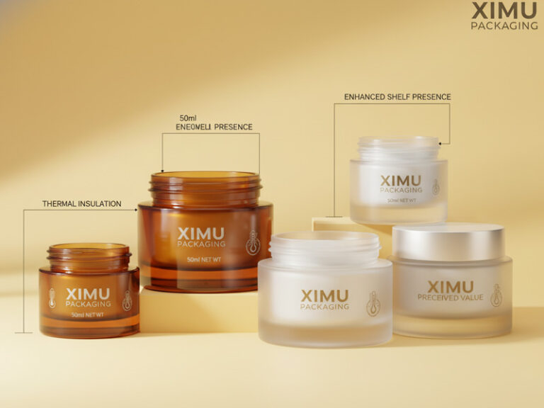 double wall cream jars