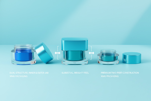 double wall jars dual structure