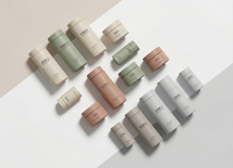 eco friendly pcr skincare jars packaging