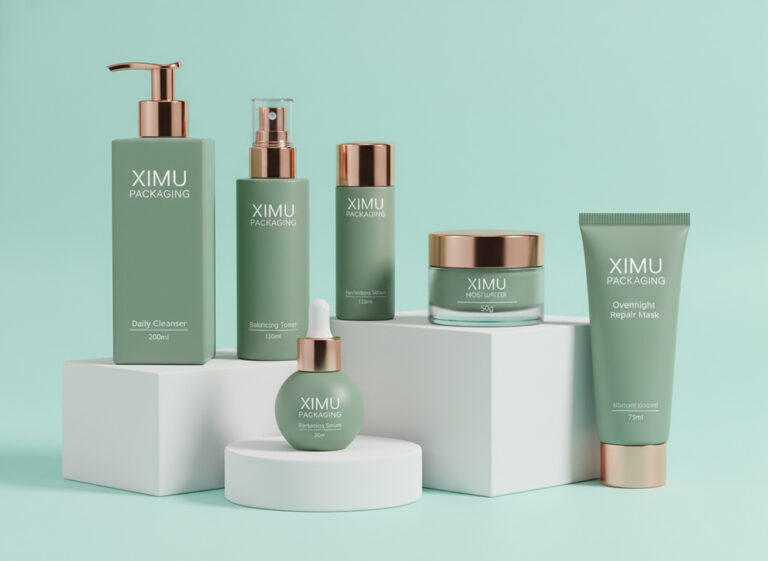 premium skincare packaging set