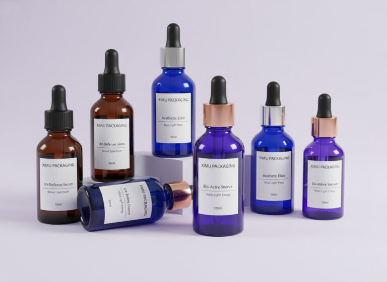 uv protection serum bottles
